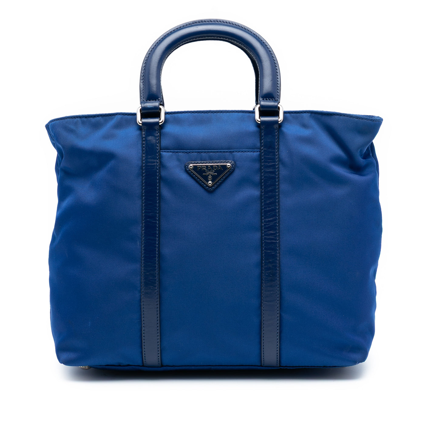 Vitello Trimmed Tessuto Satchel - Image 1
