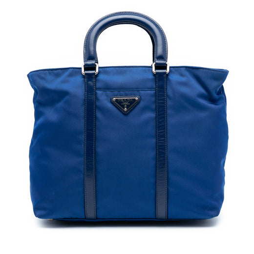 Vitello Trimmed Tessuto Satchel - Image 1
