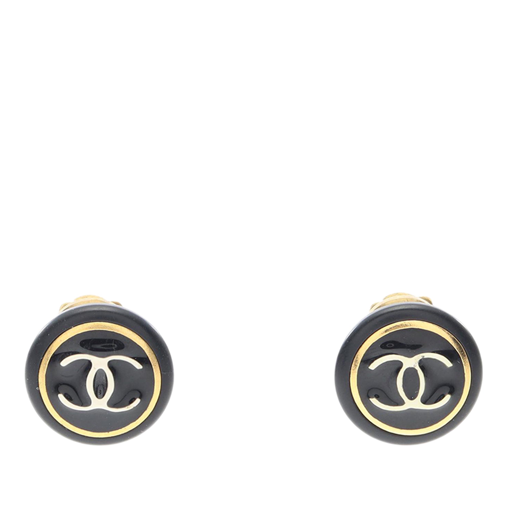 CC Acrylic Clip On Earrings - Image 1
