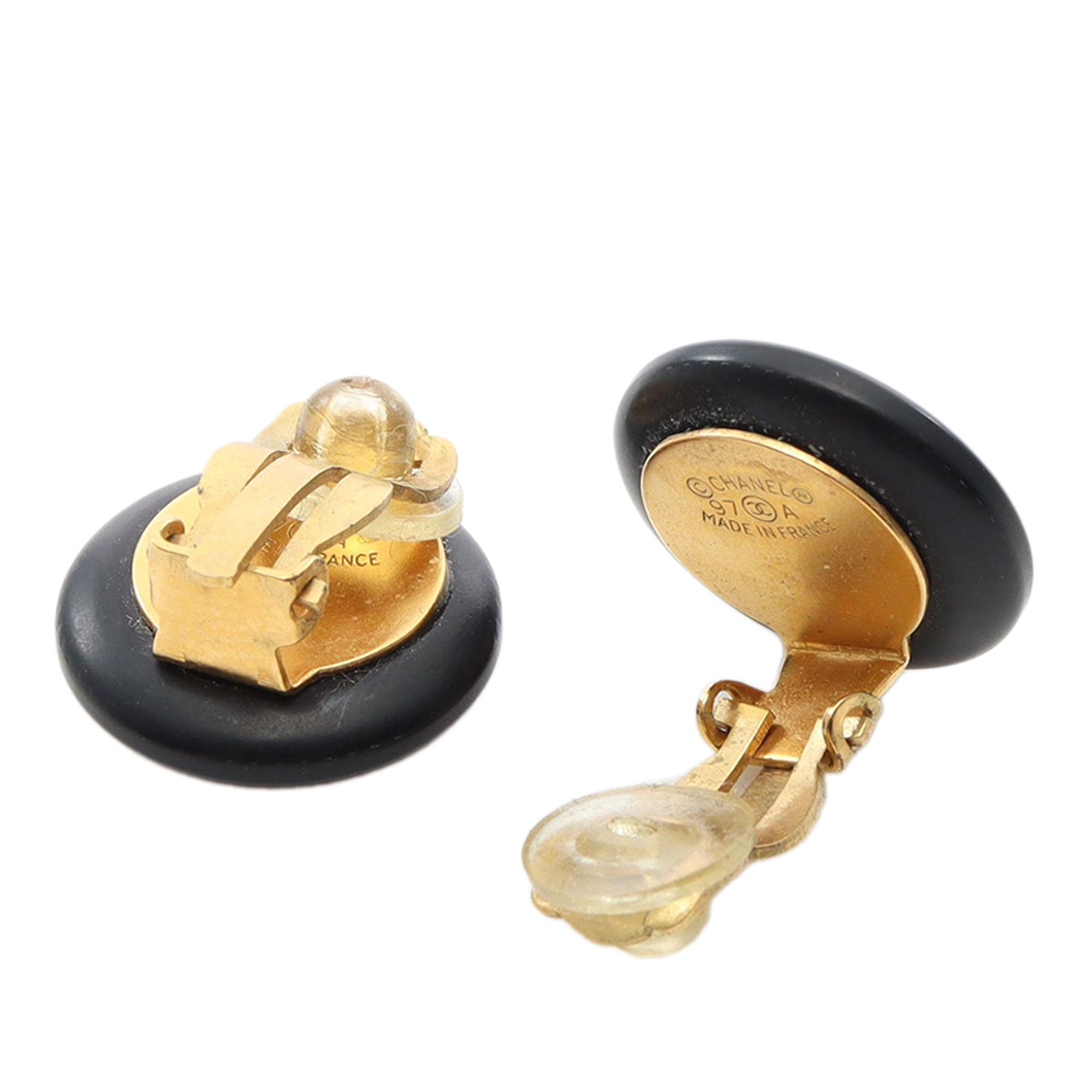 CC Acrylic Clip On Earrings - Image 2