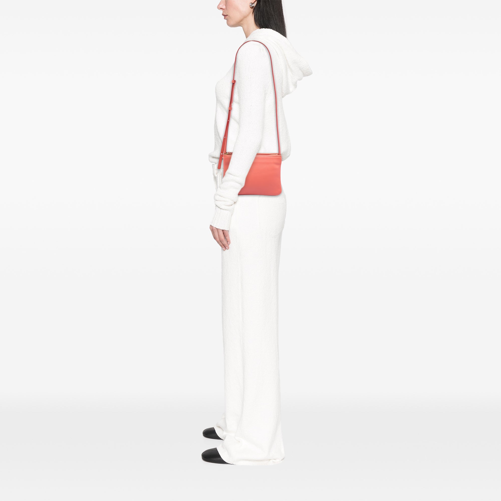 Small Lambskin Trio Crossbody - Image 7