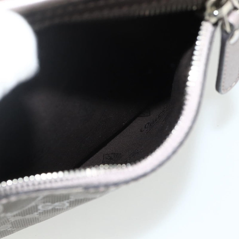 Gucci Zip Gg Imprime Pink Canvas Bag
