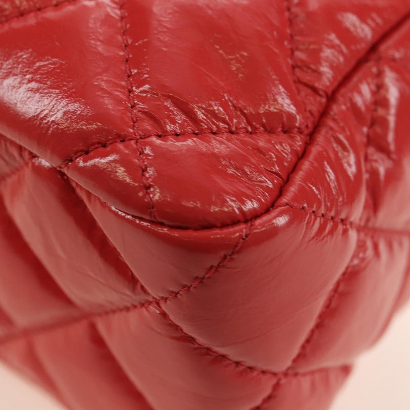 Chanel Wavy Cc Hobo Quilted Crumpled Calfskin Pink Patent_leather