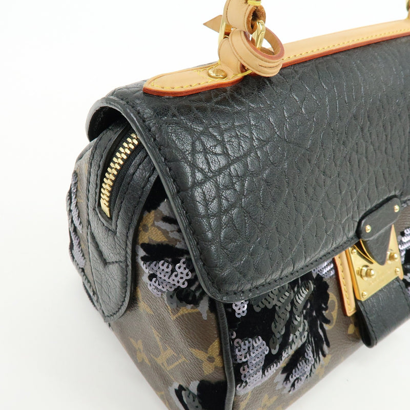 Louis Vuitton Carrousel Fleur De Jais Monogram Canvas Multicolour Bag