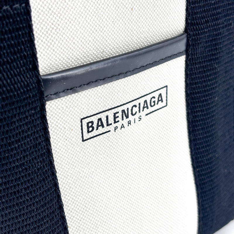 Balenciaga Hardware Canvas Black Bag
