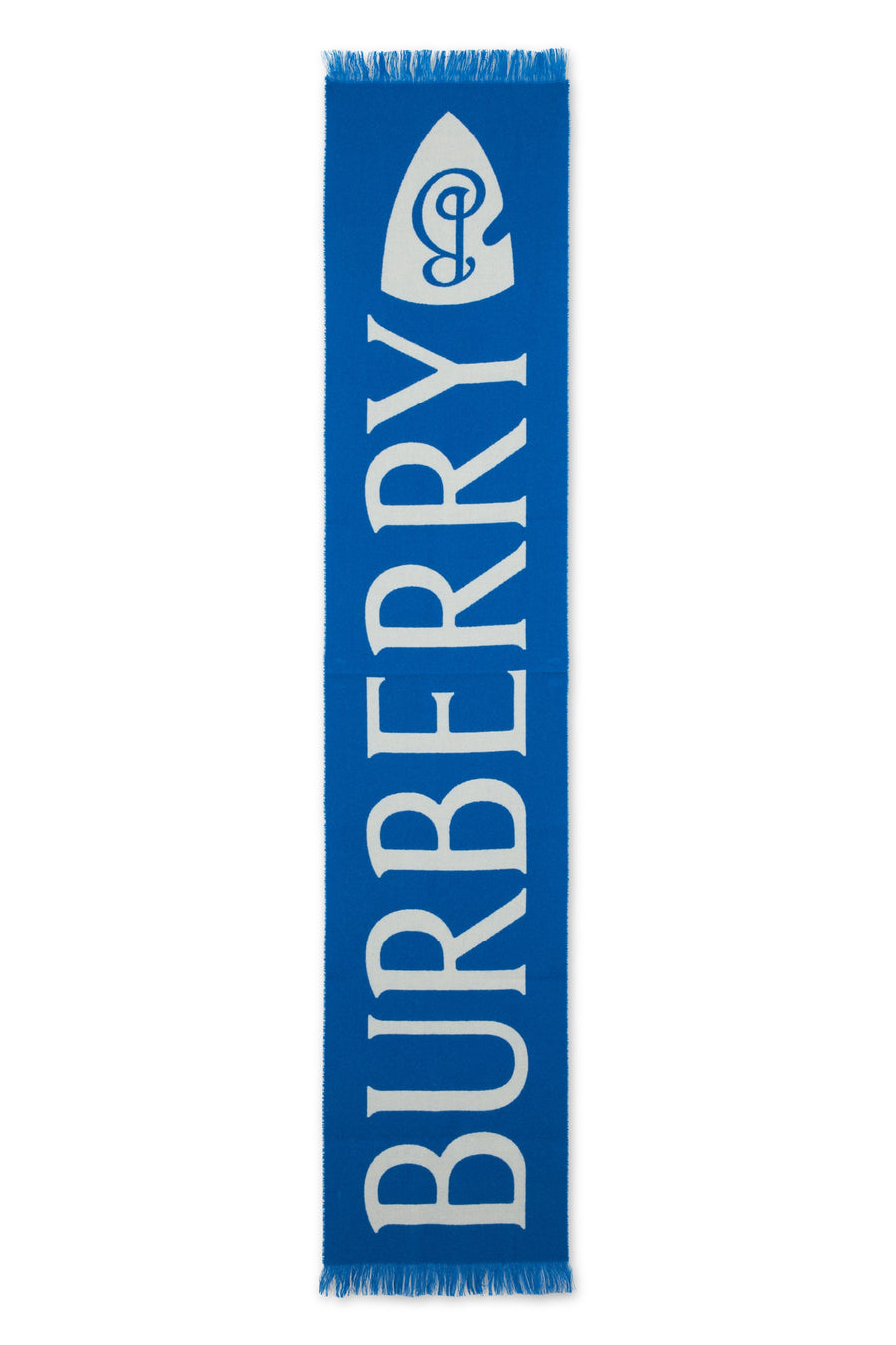 Burberry Wool Scarf — Blue Scarfs