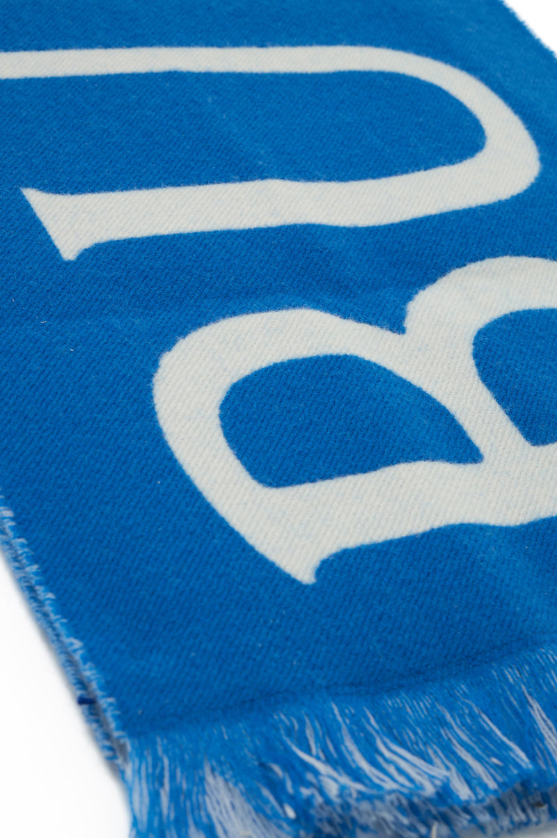 Burberry Wool Scarf — Blue Scarfs