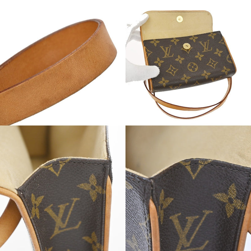 Louis Vuitton Florentine Waist Monogram Canvas Brown Leather Bag
