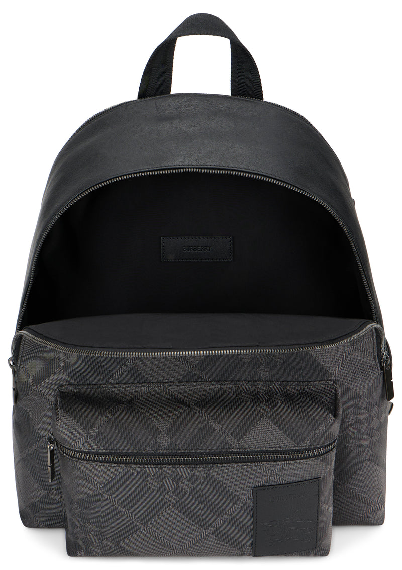 Burberry Chester Backpack — Gray Polyamide