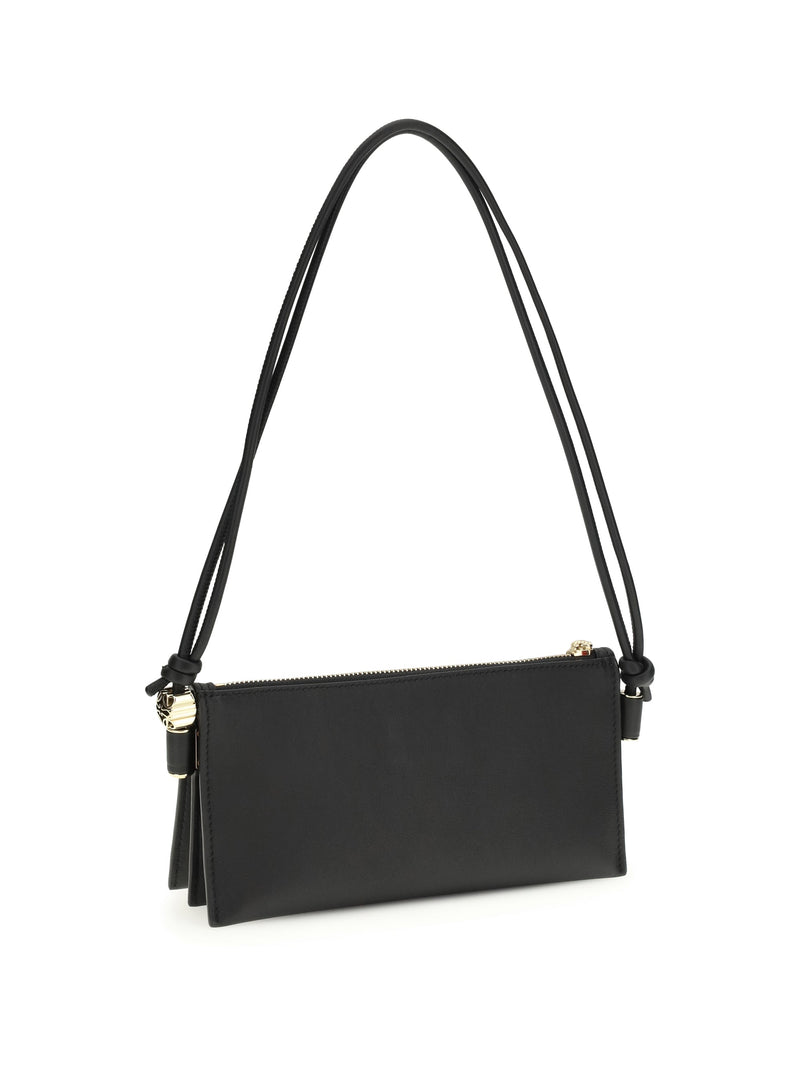 Loewe Joya Crossbody Bag — Black Calf Leather