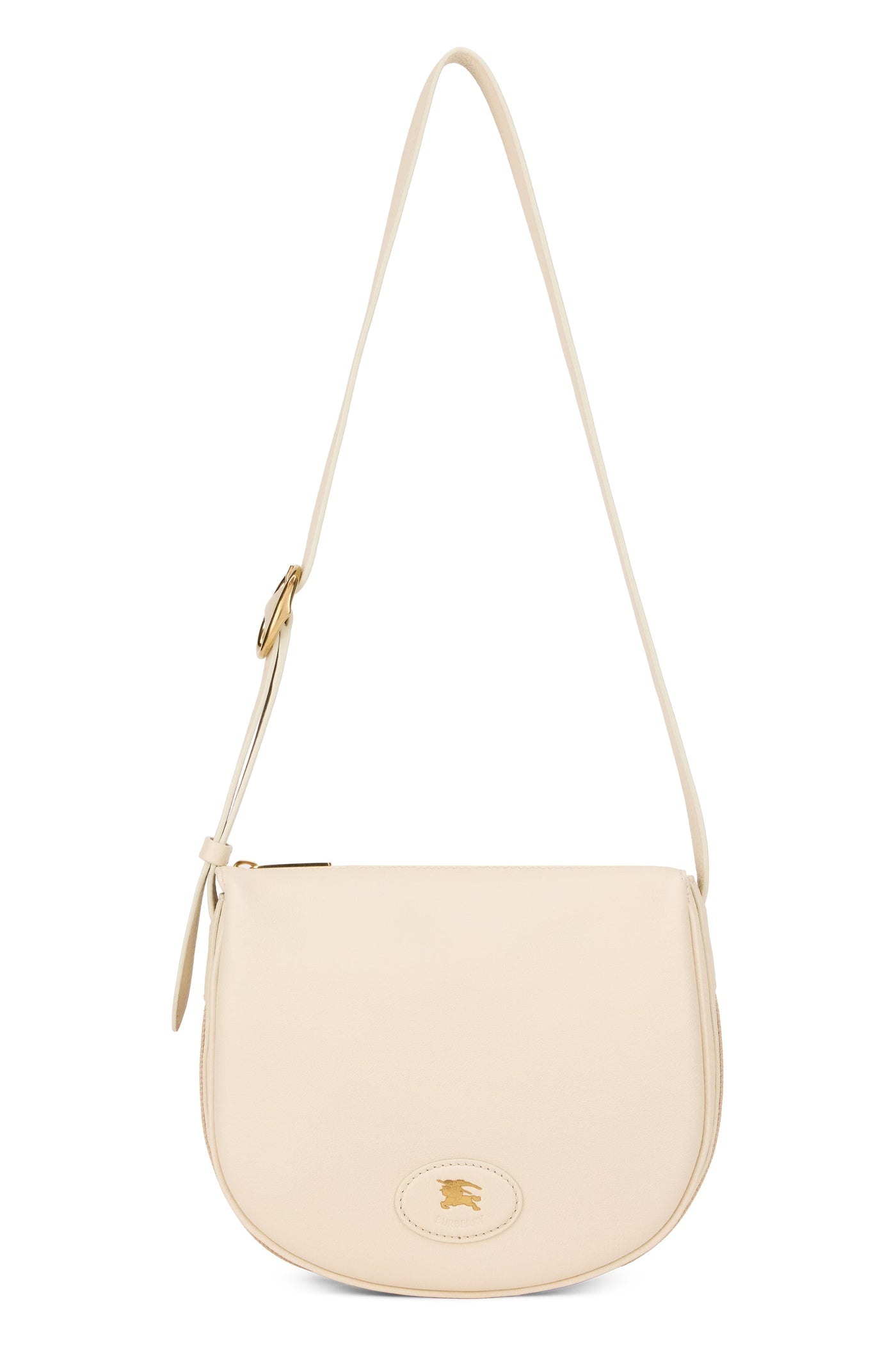 Burberry Tavistock Shoulder Bag — Beige Calfskin