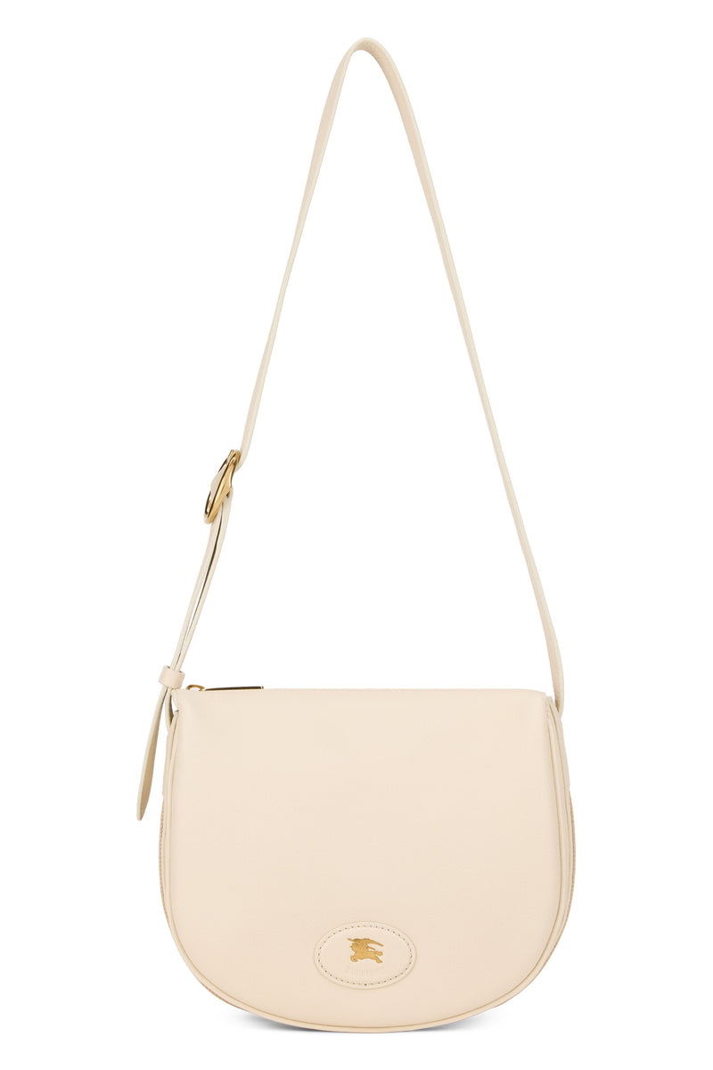 Burberry Tavistock Shoulder Bag — Beige Calfskin