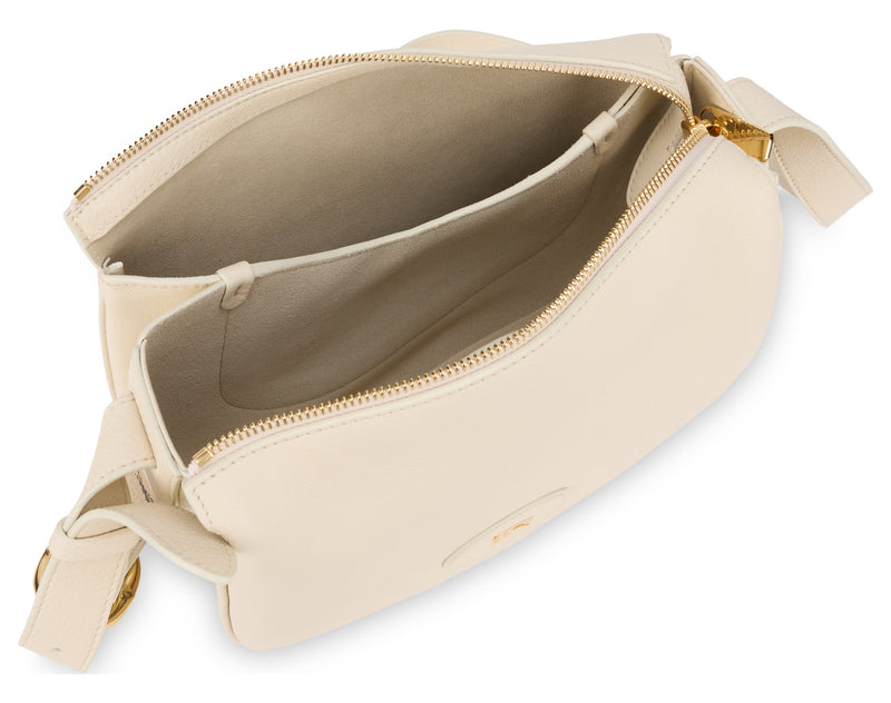 Burberry Tavistock Shoulder Bag — Beige Calfskin