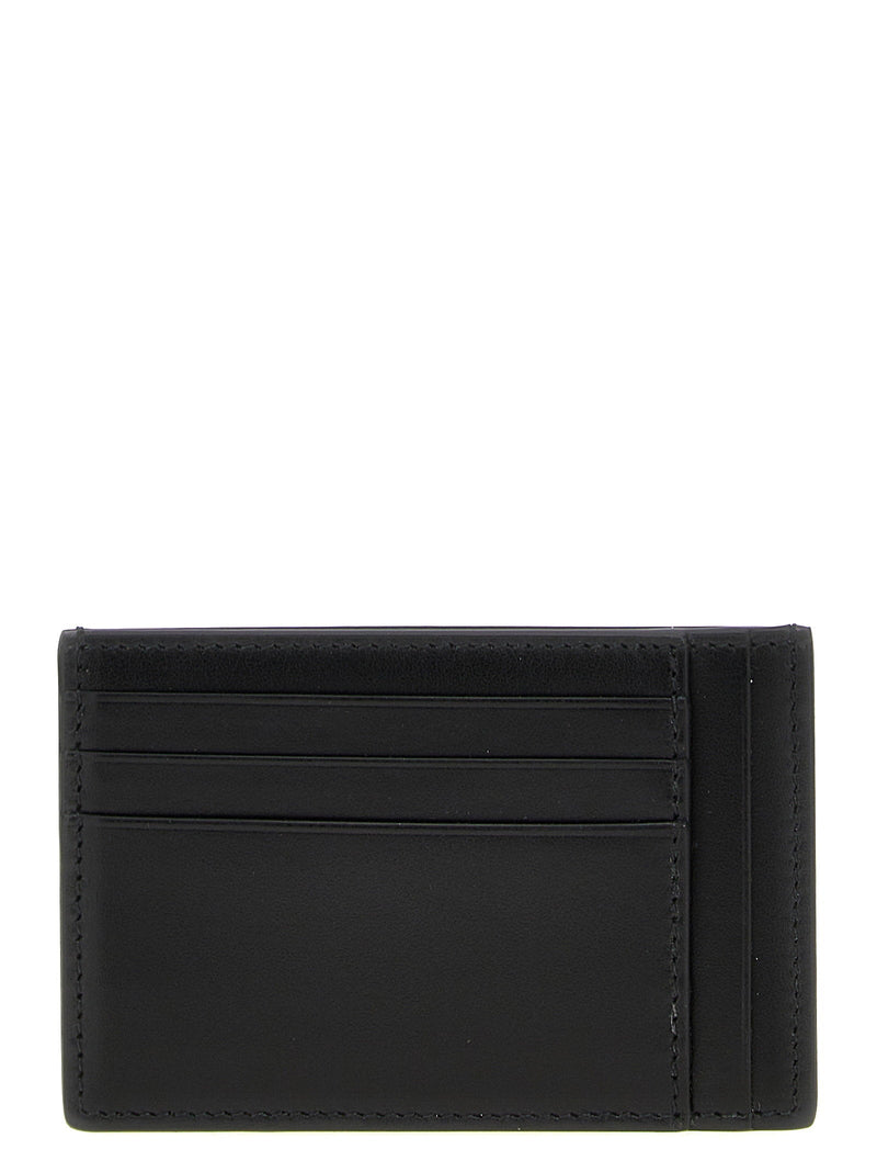 Gucci Gg Hammered Leather Card Case — Black Cases