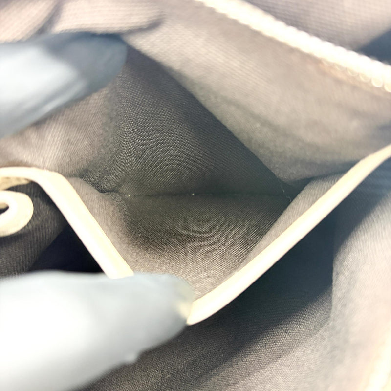 Burberry Manor Quilted Leather Black Canvas Bag