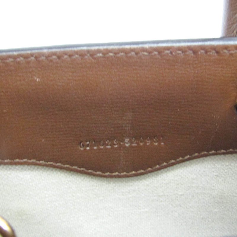 Gucci Interlocking G Patch Gg Coated Canvas Beige Bag