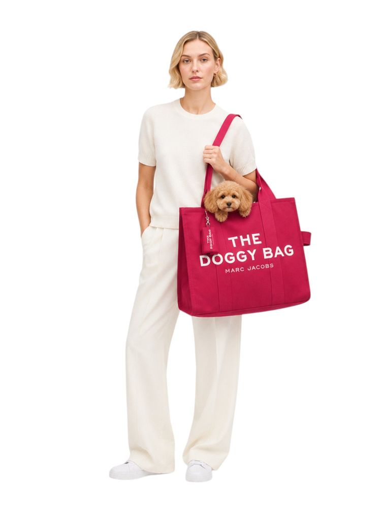 Marc Jacobs Cotton Tote Bag — Pink