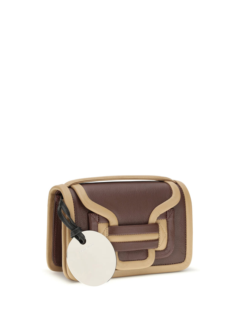 Pierre Hardy Alpha Shoulder Bag — Brown Calf Leather Bos Taurus