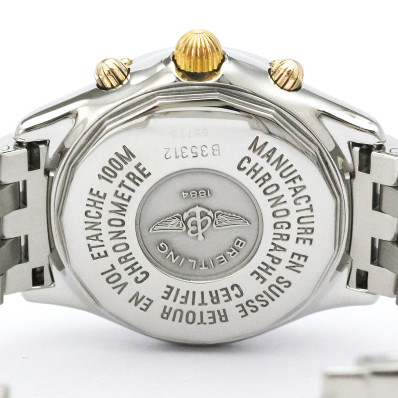 Breitling Windrider Shadow Flyback Chronograph Automatic Stainless Steel And Yellow Gold Watches
