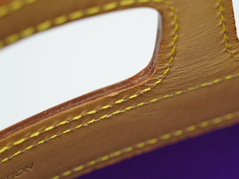 Louis Vuitton Stanton Monogram Vernis Purple Leather Bag