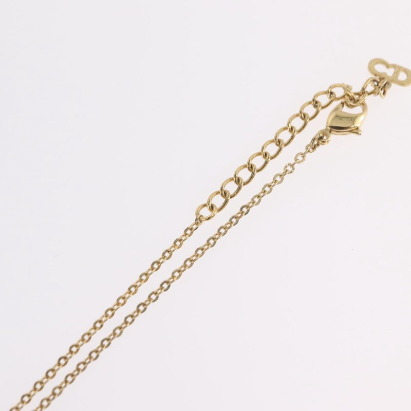 Christian Dior Logo Heart Pendant Metal Gold Bijoux