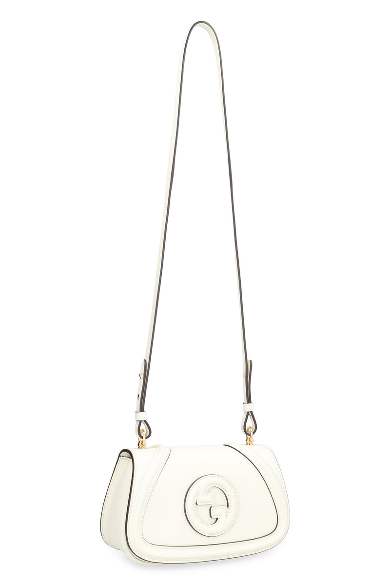 Gucci Blondie Shoulder Bag — White Calfskin