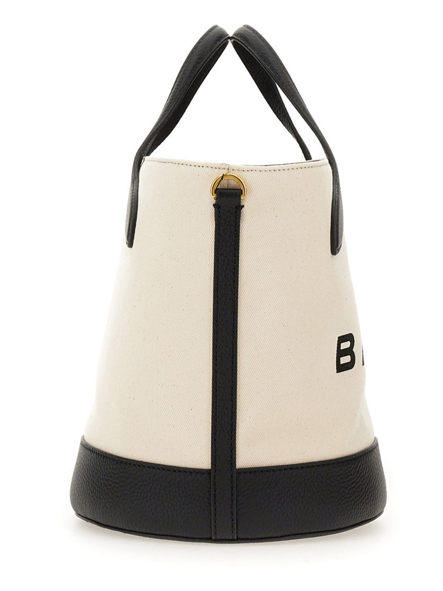 Bally Bucket Bag — Beige Leather