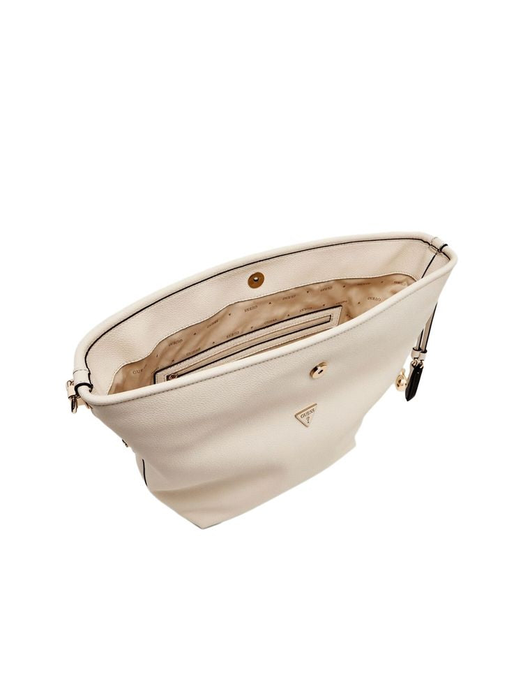 Guess Shoulder Bag — White Polyurethane