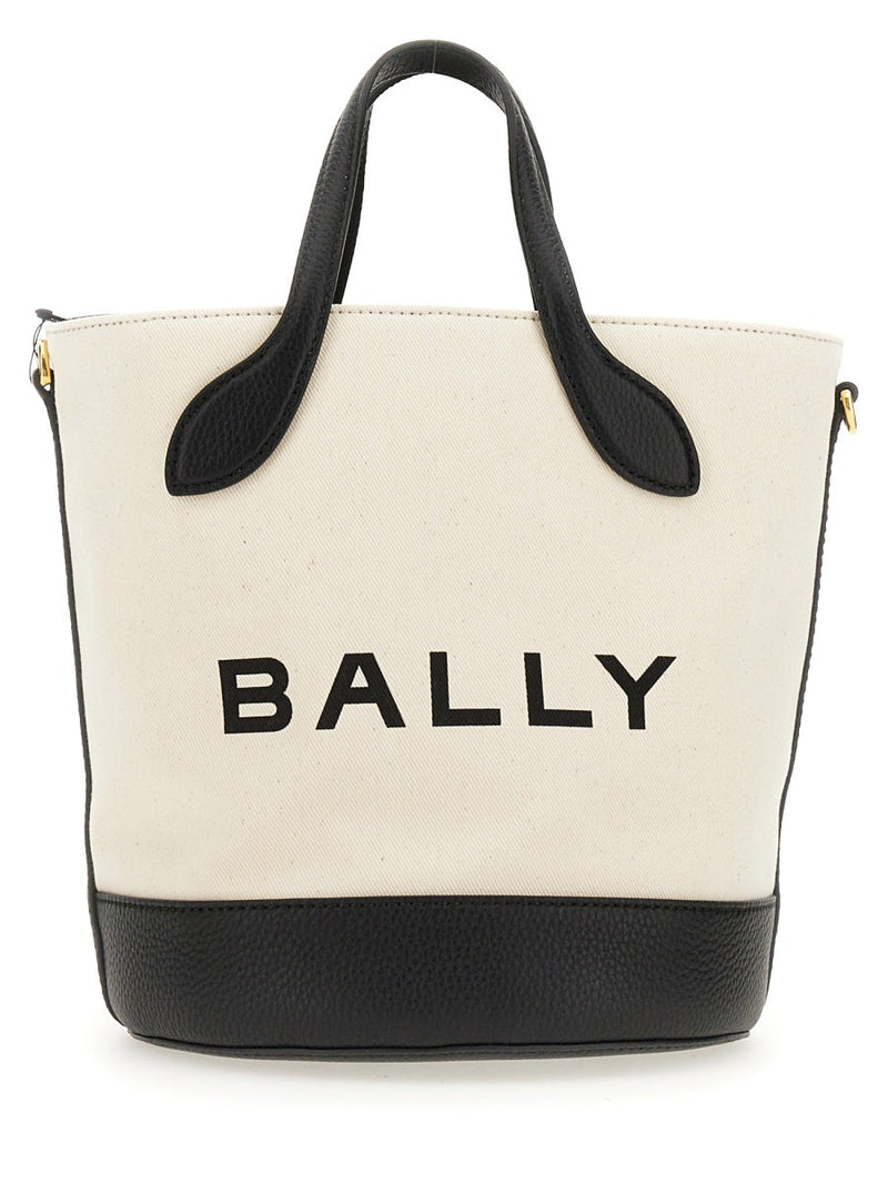 Bally Bucket Bag — Beige Leather