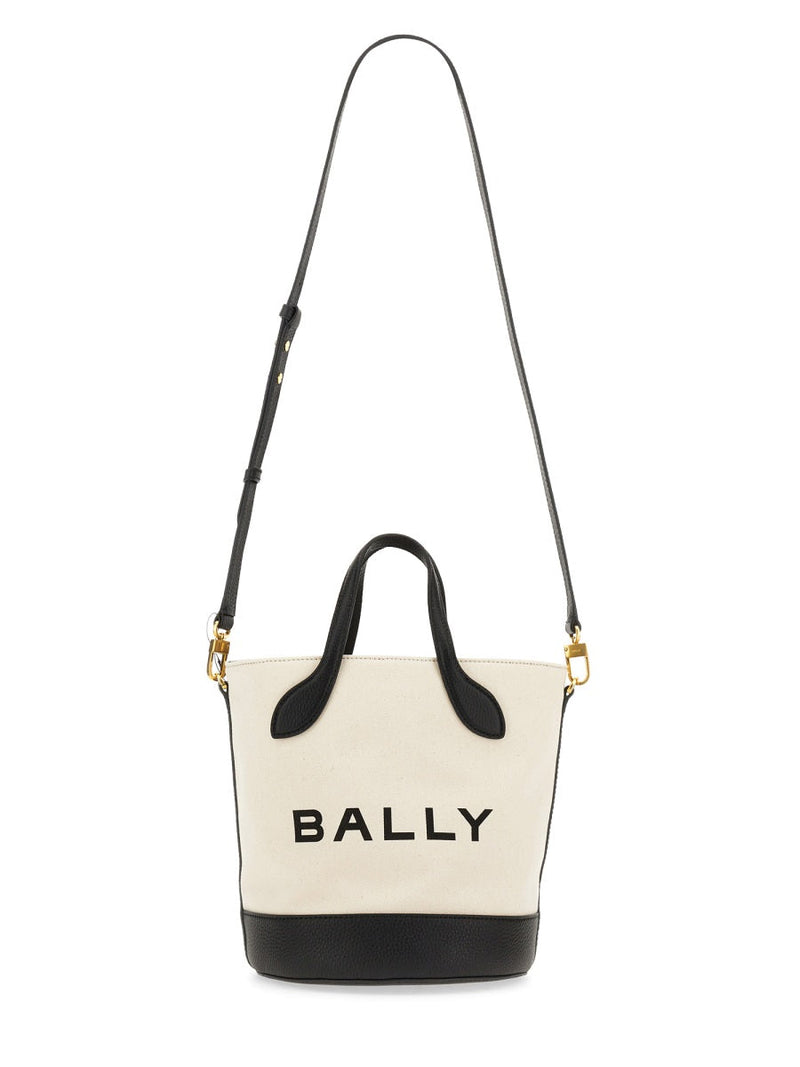 Bally Bucket Bag — Beige Leather