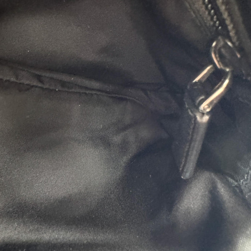 Prada Technical Zip Tessuto Burgundy Nylon Bag