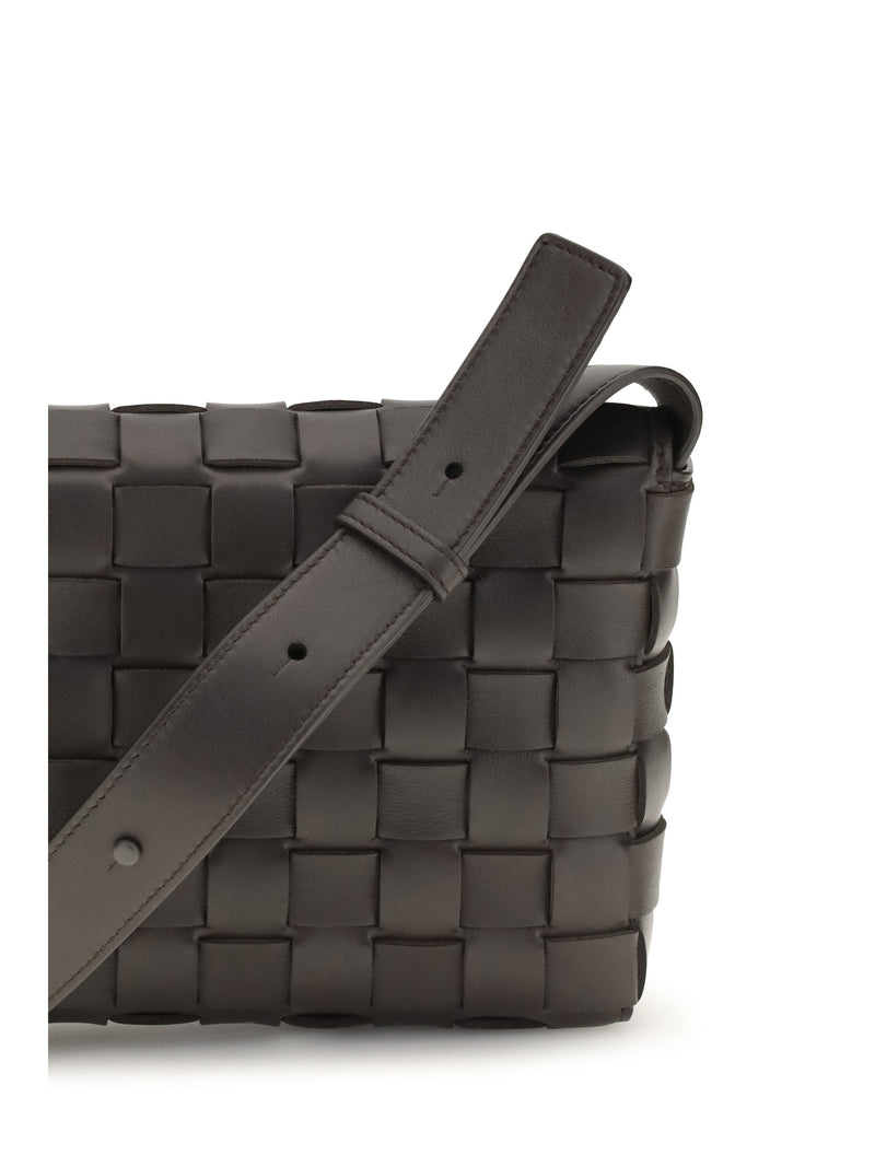 Bottega Veneta Crossbody Bag — Brown Calf Leather