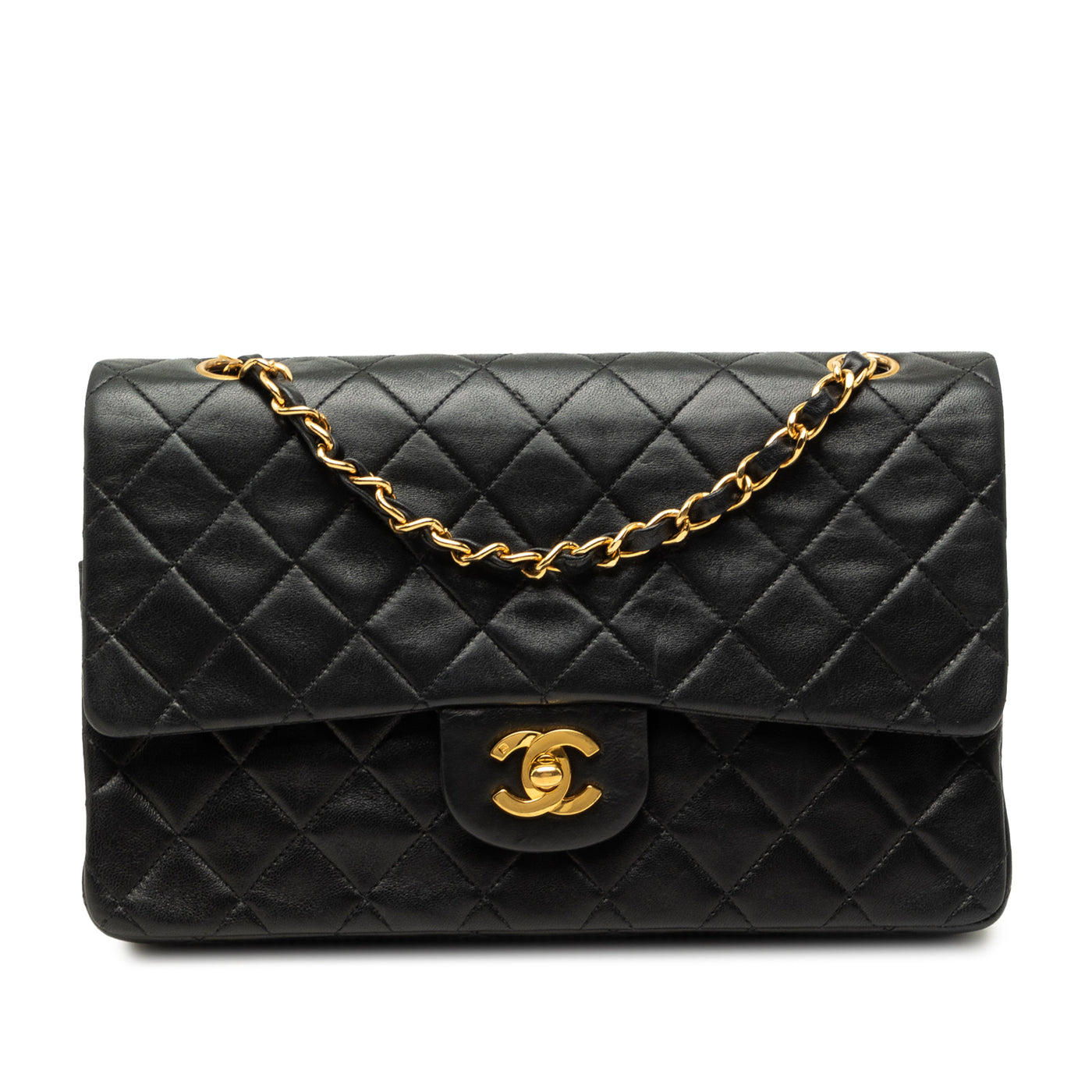 Medium Classic Lambskin Double Flap - Image 1