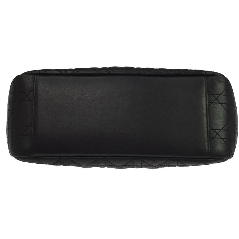 Christian Dior Black Cannage Leather Bag