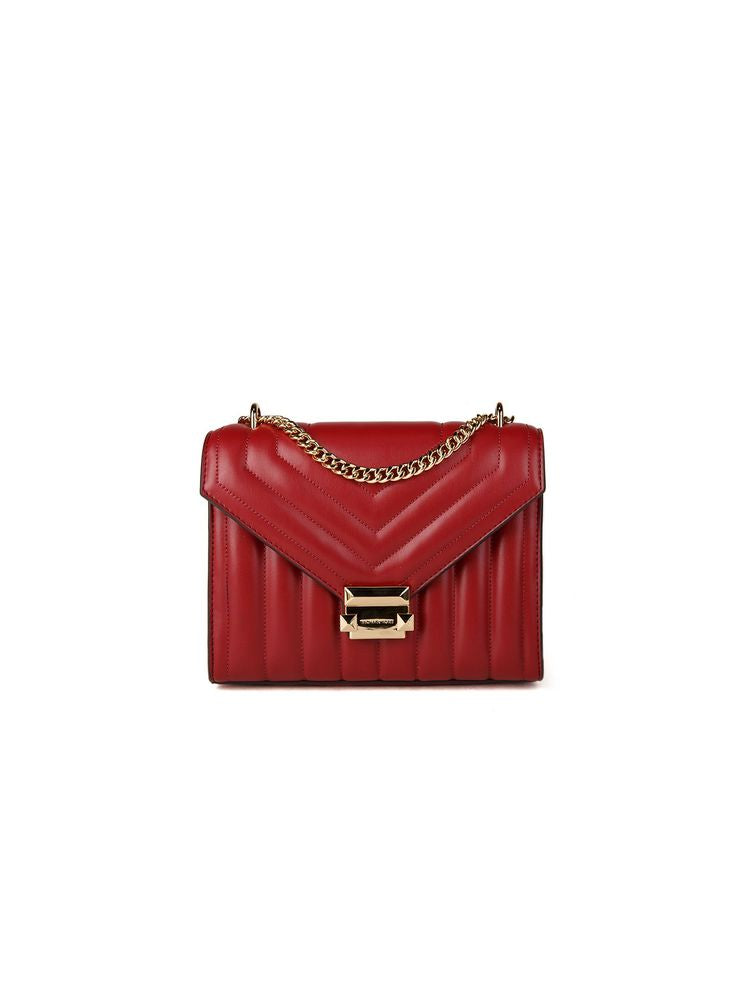 Michael Kors Shoulder Bag — Red Polyurethane
