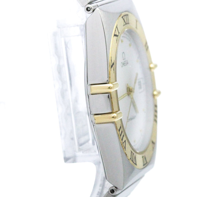 Omega Constellation Quartz Stainless Steel And Yellow Gold Watches