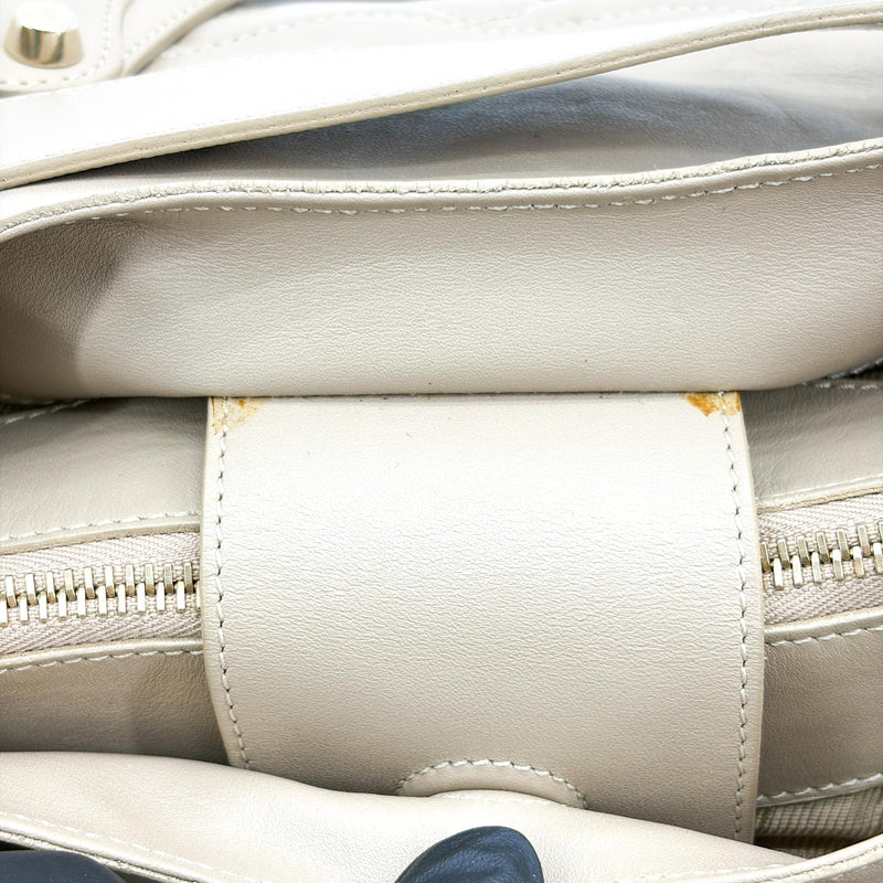 Burberry Enmore Quilted Leather Beige Bag