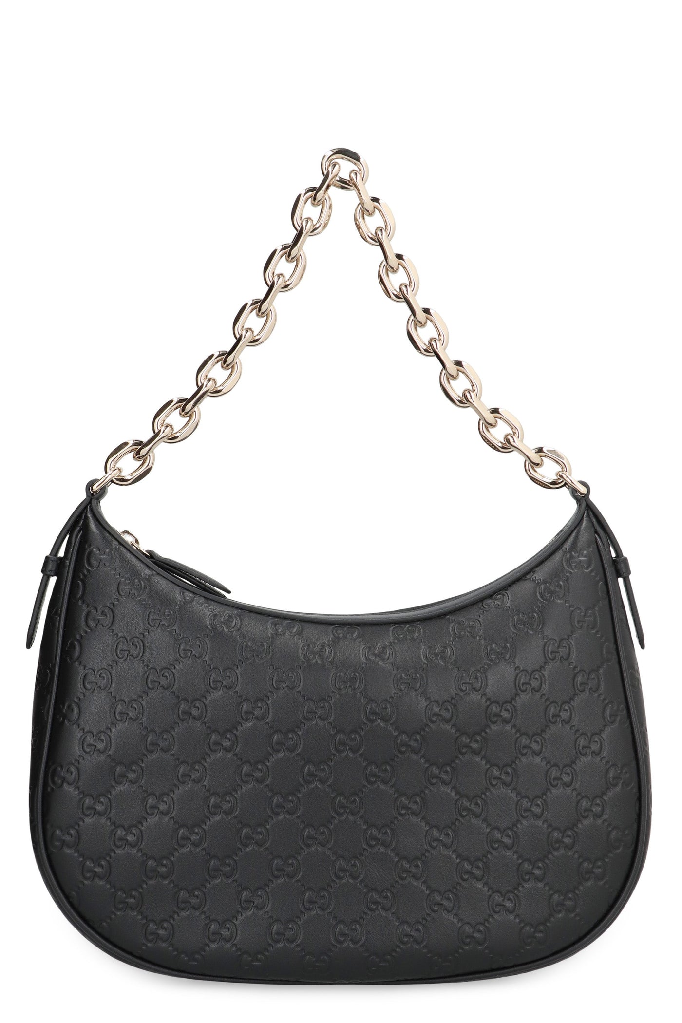 Gucci Shoulder Bag — Black Calf Leather