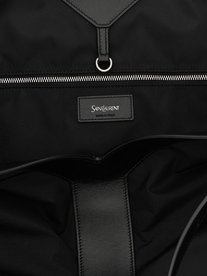 Saint Laurent Tote Bag — Black Econyl® Regenerated Nylon
