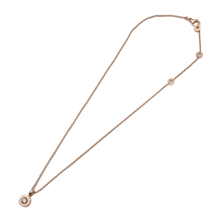 Bvlgari Solitaire Pendant 18k White Gold With Diamond Rose_gold Bijoux