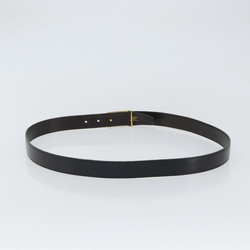 Hermes Buckle Belt Leather Black