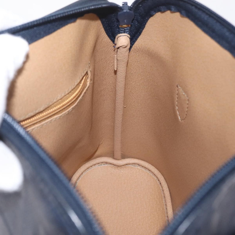 Christian Dior Trotter Canvas Navy Bag