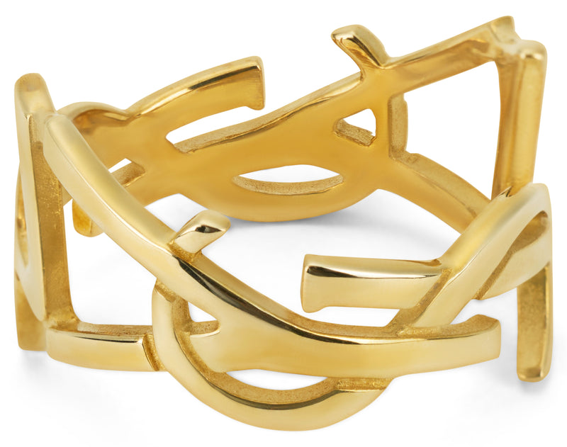 Saint Laurent Cassandre Bracelet — Gold Brass Bracelets