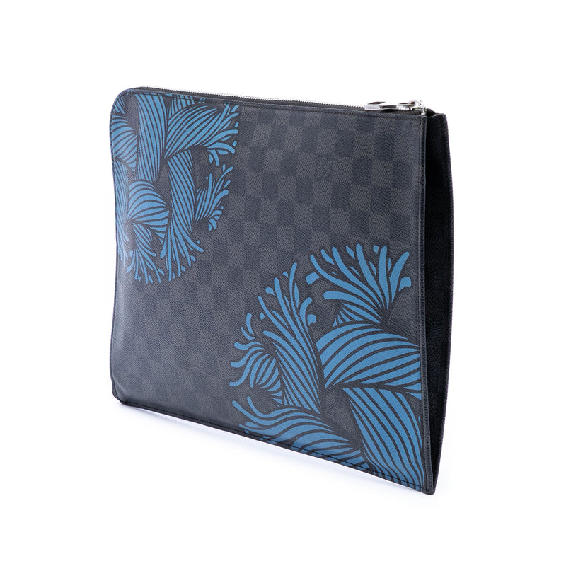 Christopher Nemeth Damier Graphite Pochette Jour GM - Image 2