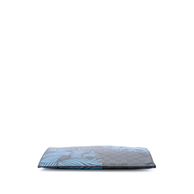 Christopher Nemeth Damier Graphite Pochette Jour GM - Image 3