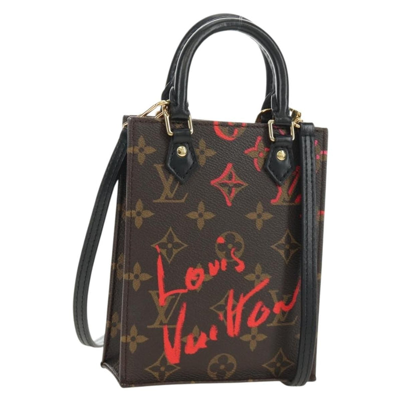 Louis Vuitton Petit Sac Plat Limited Edition Fall Love Monogram Canvas Brown Bag