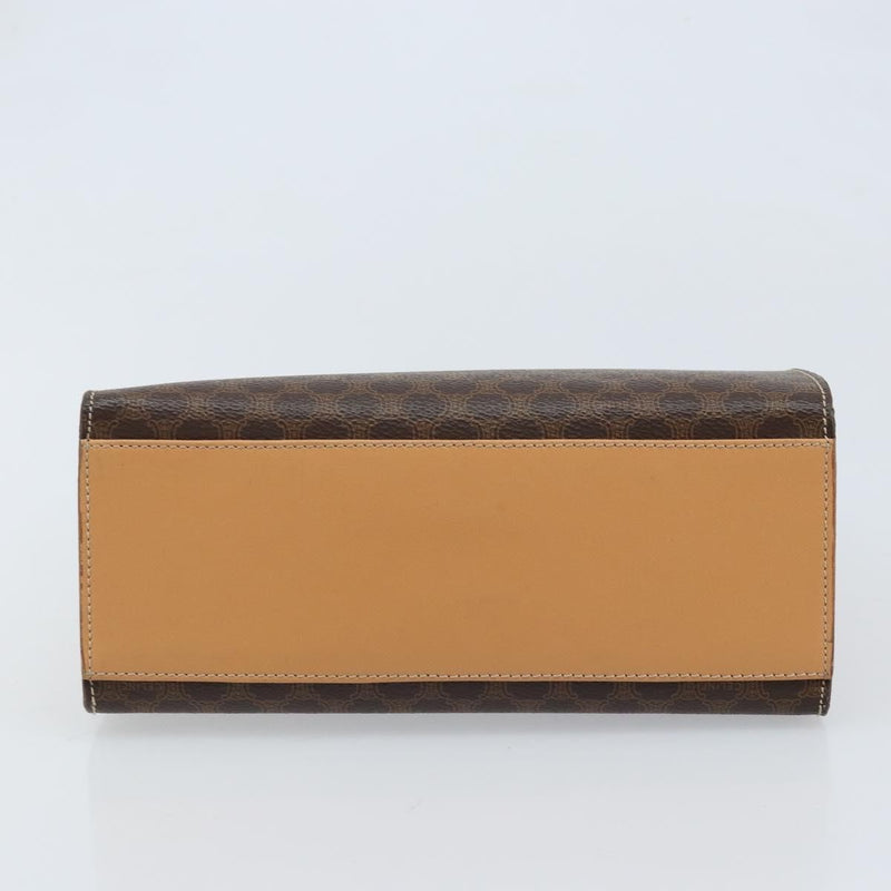 Celine Handbag Canvas Brown Bag