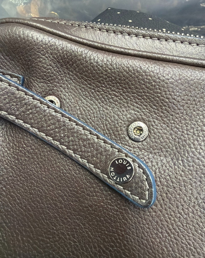 Louis Vuitton Laptop Sleeve Leather Brown Bag
