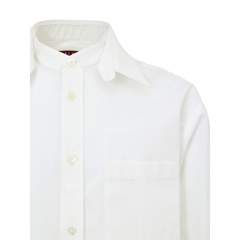 White Cotton Dress Shirt