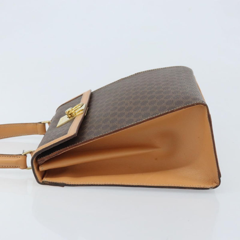 Celine Handbag Canvas Brown Bag